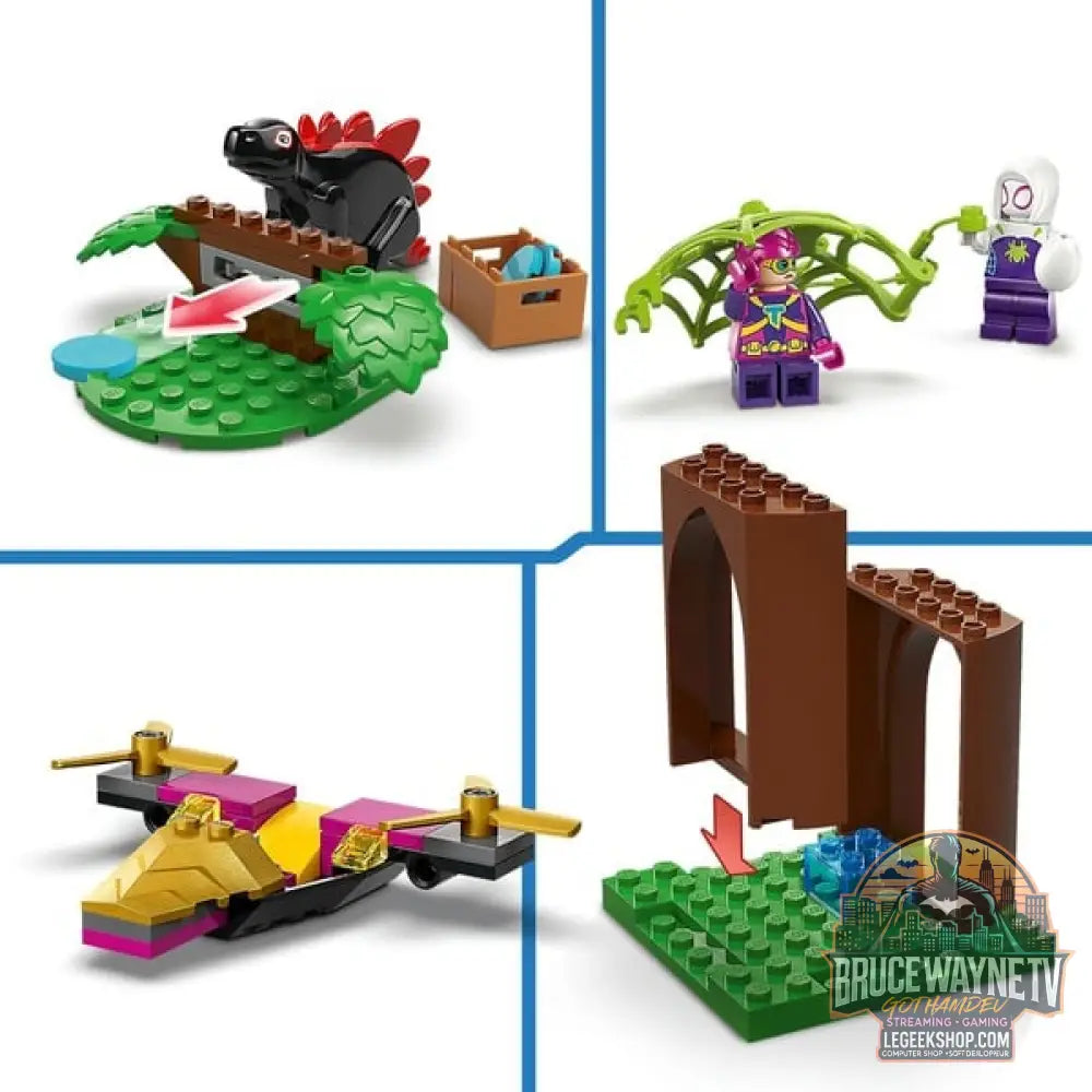 LEGO 11200 Marvel Spidey et seine Super-Freunde Showdown am Baumhaus: Spidey-Rex vs. Gobby-Raptor, jeu de construction - LEGO - vue 4