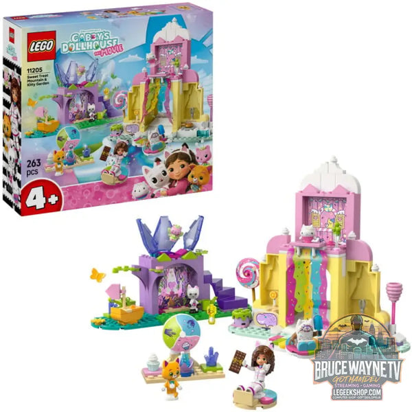 LEGO 11205 Gabby´s Dollhouse Zuckerguss-Gebirge et Kätzchen-Garten, jeu de construction - LEGO