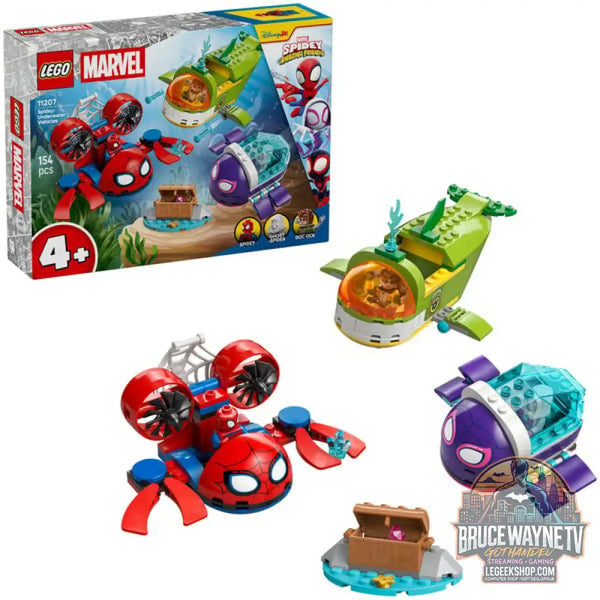 LEGO 11207 Marvel Spidey et seine Super-Freunde Spidey: Unterwasserfahrzeuge, jeu de construction - LEGO