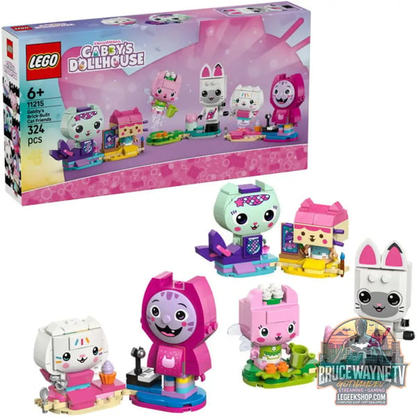 LEGO 11215 Gabby's Dollhouse Gabbys Katzenfreunde aus LEGO Steinen, jeu de construction - LEGO