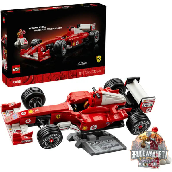 LEGO 11375 Icons Ferrari F2004 et Michael Schumacher, jeu de construction - LEGO