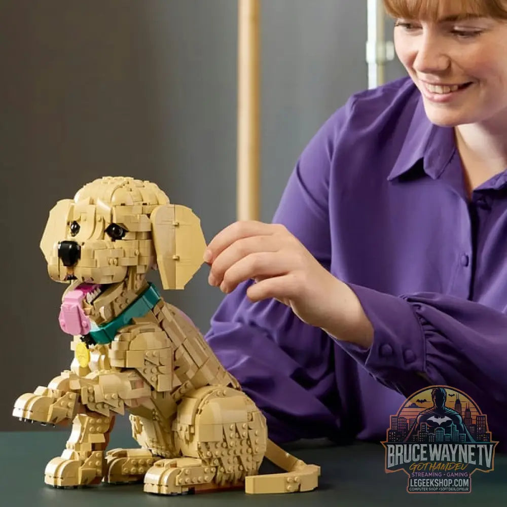 LEGO 11384 Icons Golden Retriever Welpe, jeu de construction - LEGO - vue 6