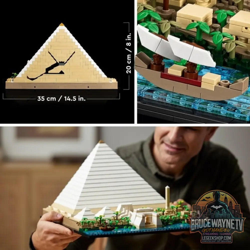 LEGO 21058 Architecture Cheops-Pyramide, jeu de construction - LEGO - vue 6