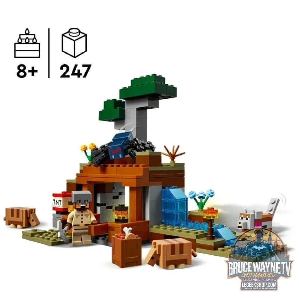 LEGO 21269 Minecraft Die Expedition zur Gürteltiermine, jeu de construction - LEGO - vue 3