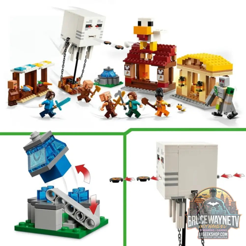 LEGO 21273 Minecraft Angriff des Ghast-Ballons, jeu de construction - LEGO - vue 4