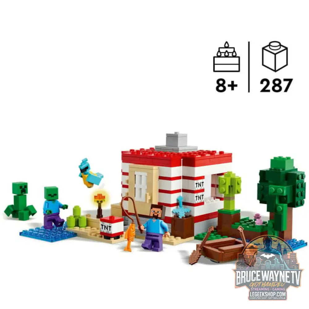 LEGO 21275 Minecraft Das TNT-Dschungelhaus, jeu de construction - LEGO - vue 3