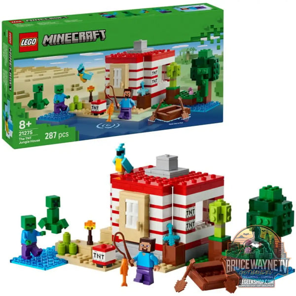 LEGO 21275 Minecraft Das TNT-Dschungelhaus, jeu de construction - LEGO