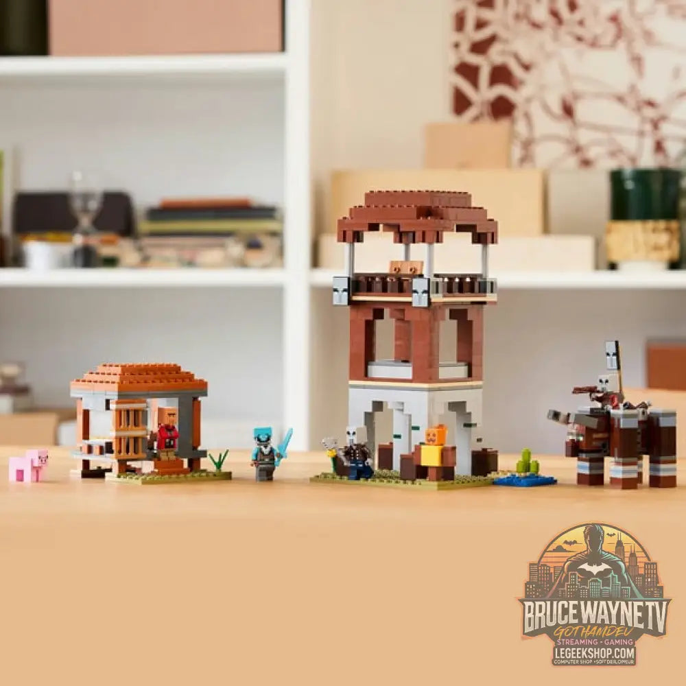 LEGO 21278 Minecraft Ein Verwüster am Plünderer-Außenposten, jeu de construction - LEGO - vue 6