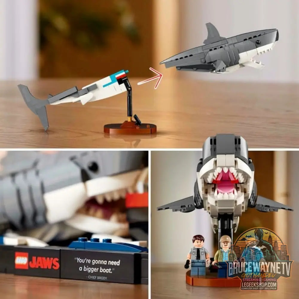 LEGO 21350 Ideas Der weiße Hai, jeu de construction - LEGO - vue 6