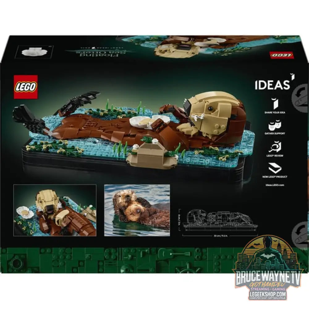 LEGO 21366 Ideas Schwimmende Otter, jeu de construction - LEGO - vue 7