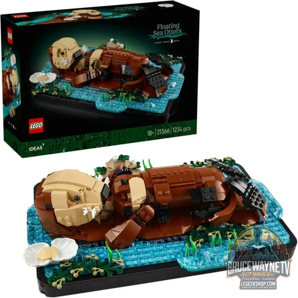 LEGO 21366 Ideas Schwimmende Otter, jeu de construction - LEGO