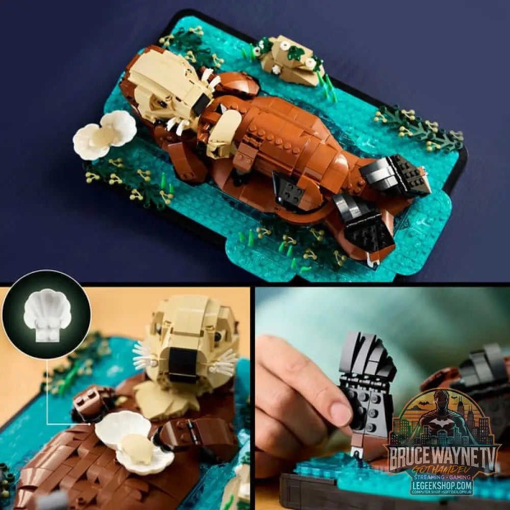 LEGO 21366 Ideas Schwimmende Otter, jeu de construction - LEGO - vue 5