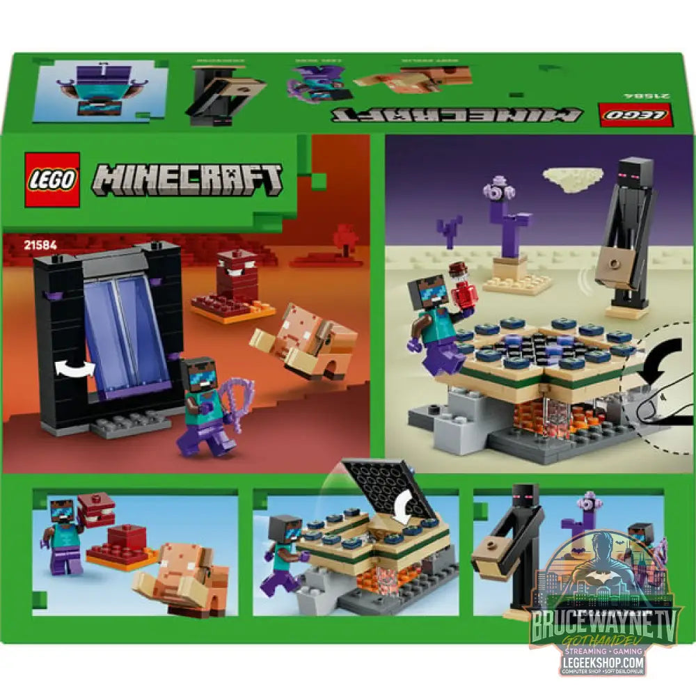 LEGO 21584 Minecraft Reise durch Nether et Endportal, jeu de construction - LEGO - vue 7