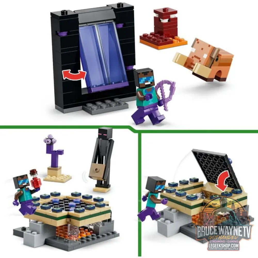 LEGO 21584 Minecraft Reise durch Nether et Endportal, jeu de construction - LEGO - vue 4