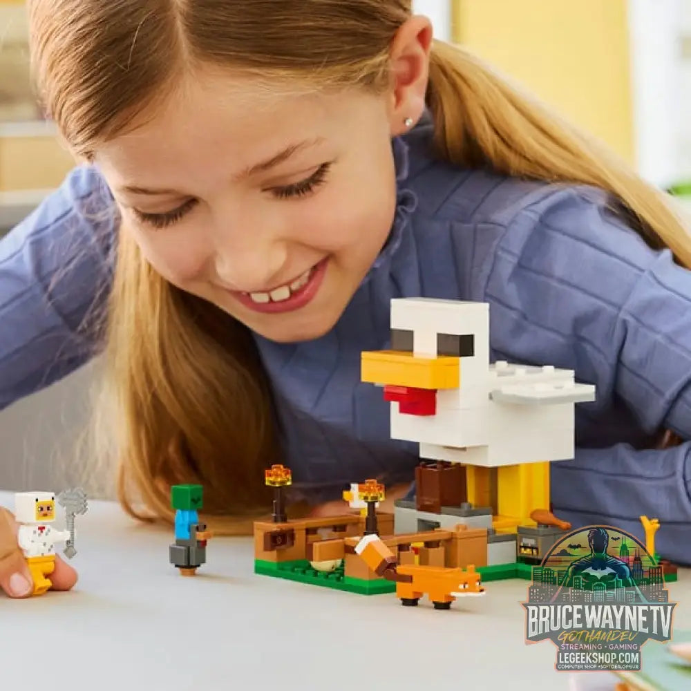 LEGO 21585 Minecraft Hühnerfarm, jeu de construction - LEGO - vue 2