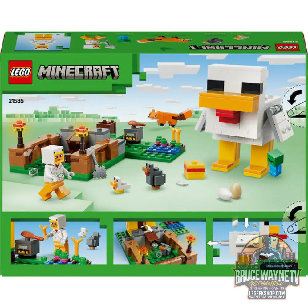 LEGO 21585 Minecraft Hühnerfarm, jeu de construction - LEGO - vue 7