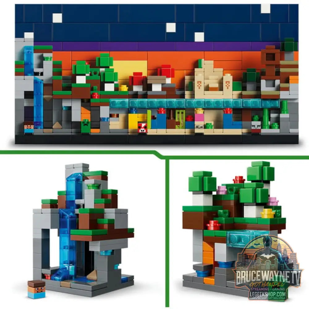 LEGO 21589 Minecraft Mini-Biome, jeu de construction - LEGO - vue 4