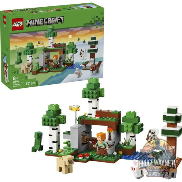 LEGO 21593 Minecraft Erstes Abenteuer in der Nacht, jeu de construction - LEGO