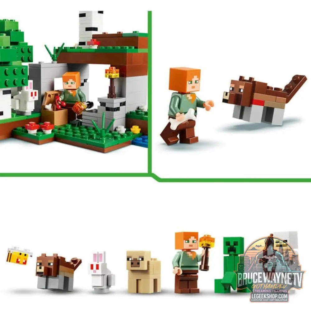 LEGO 21593 Minecraft Erstes Abenteuer in der Nacht, jeu de construction - LEGO - vue 4