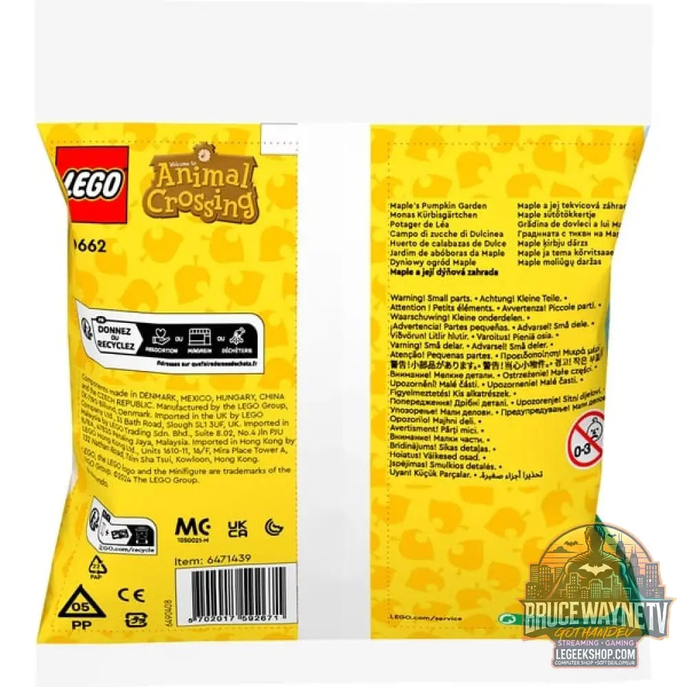 LEGO 30662 Animal Crossing Monas Kürbisgärtchen, jeu de construction Polybag - LEGO - vue 7
