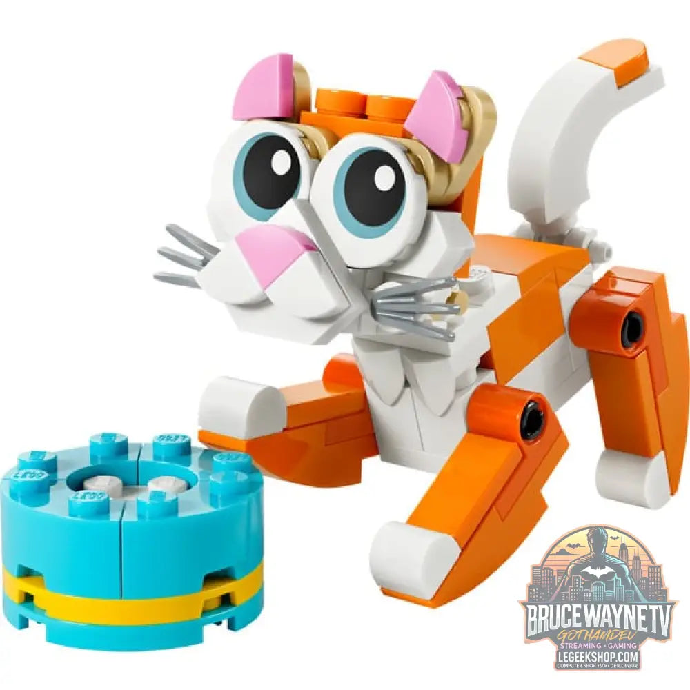 LEGO 30714 Creator 3-in-1 orange Katze, jeu de construction Polybag - LEGO - vue 2