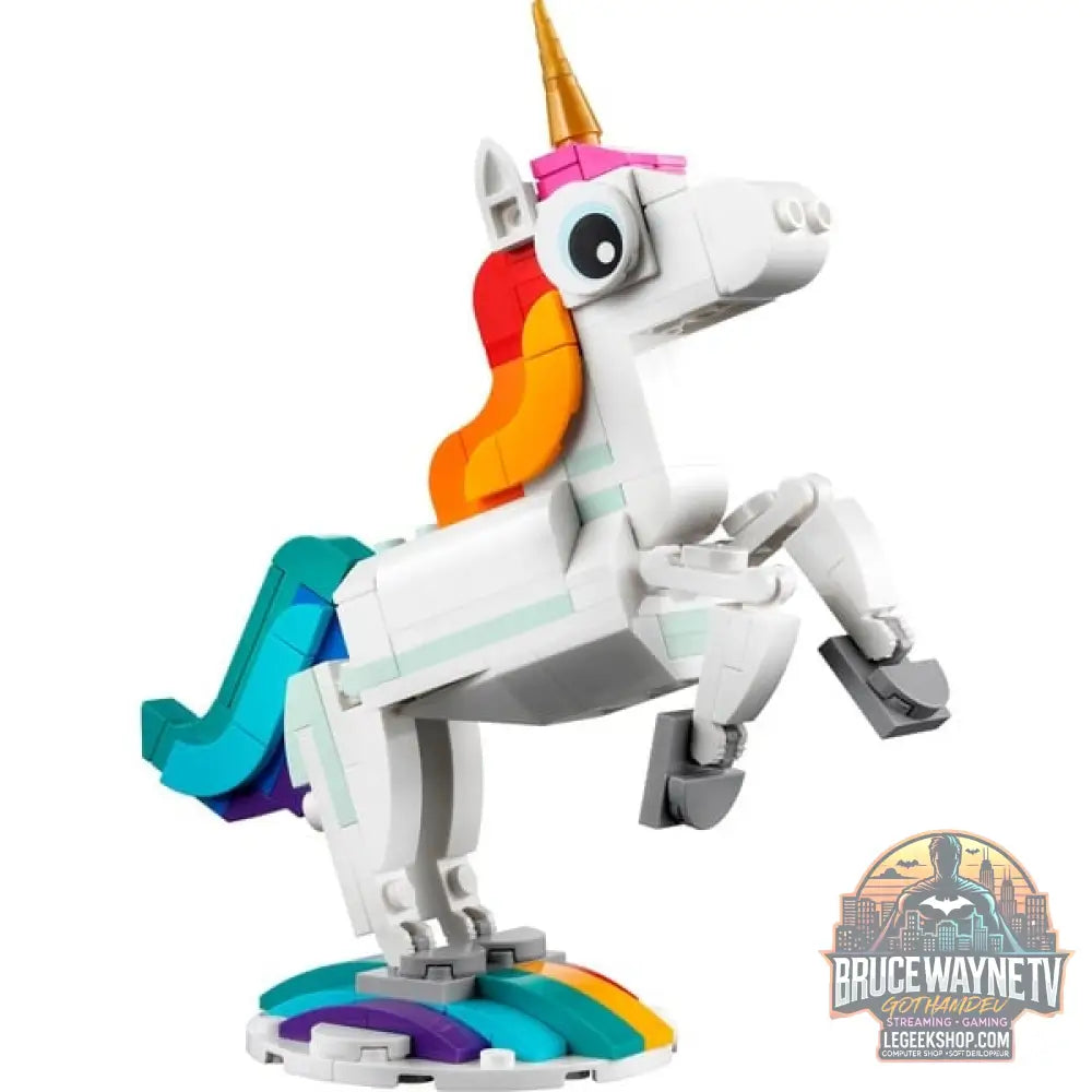 LEGO 31140 Creator 3-in-1 Magisches Einhorn, jeu de construction - LEGO - vue 2