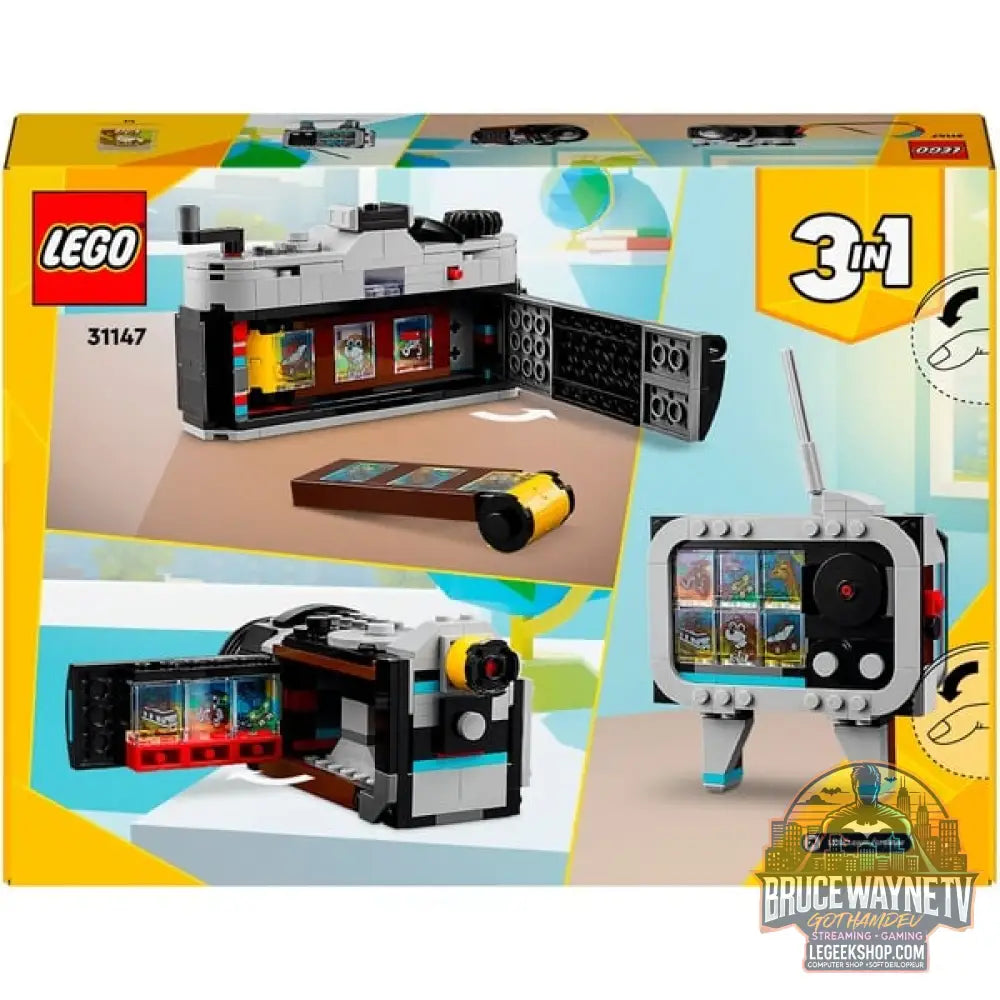 LEGO 31147 Creator 3-in-1 Retro Kamera, jeu de construction - LEGO - vue 9