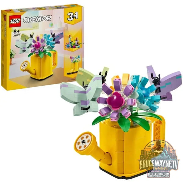 LEGO 31149 Creator 3-in-1 Gießkanne avec Blumen, jeu de construction - LEGO