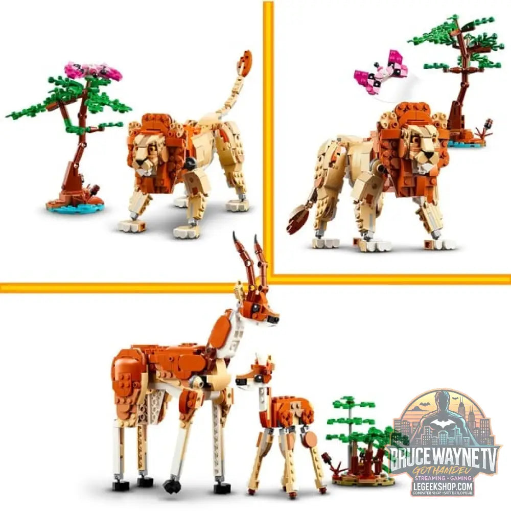 LEGO 31150 Creator 3-in-1 Tiersafari, jeu de construction - LEGO - vue 3