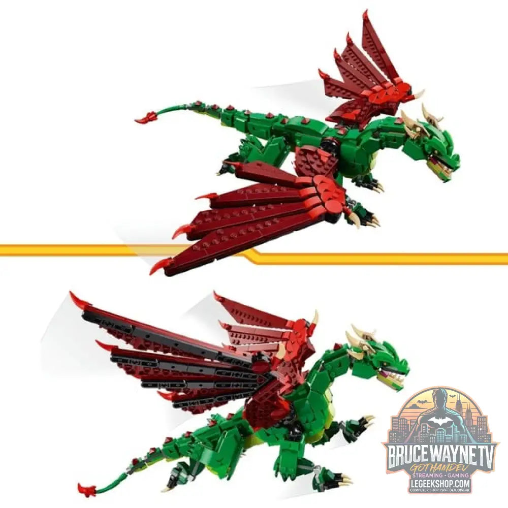 LEGO 31161 Creator 3-in-1 Grüner Drache, jeu de construction - LEGO - vue 4
