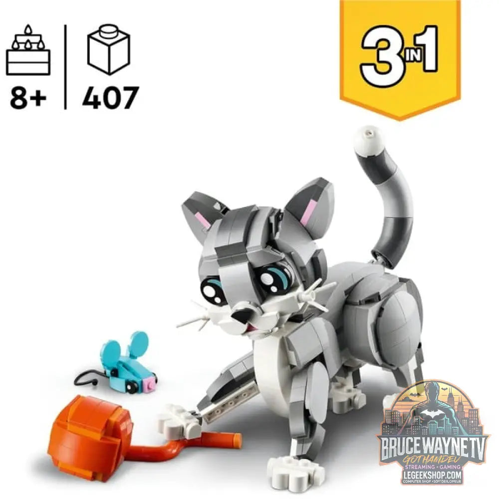 LEGO 31163 Creator 3-in-1 Graue Katze, jeu de construction - LEGO - vue 3
