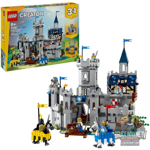 LEGO 31168 Creator 3-in-1 Ritterburg im Mittelalter, jeu de construction - LEGO