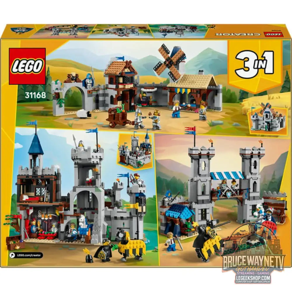 LEGO 31168 Creator 3-in-1 Ritterburg im Mittelalter, jeu de construction - LEGO - vue 7