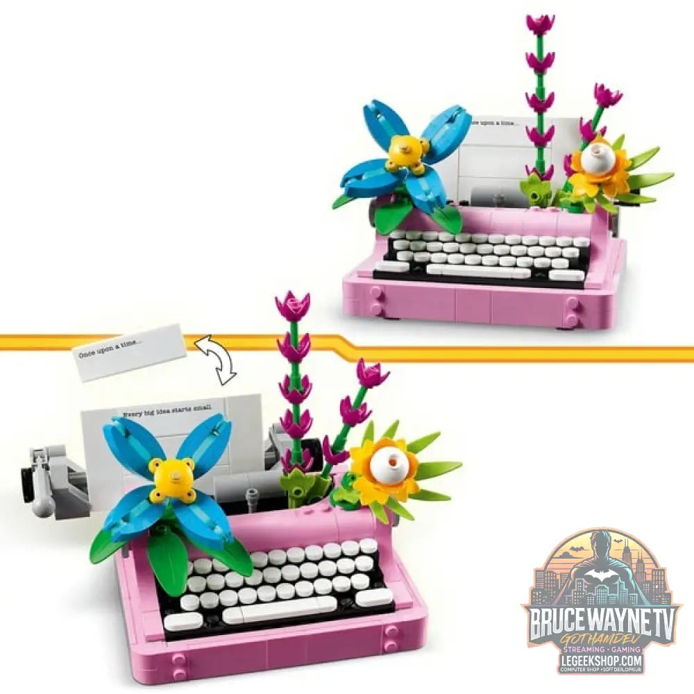 LEGO 31169 Creator 3-in-1 Schreibmaschine avec Blumen, jeu de construction - LEGO - vue 4