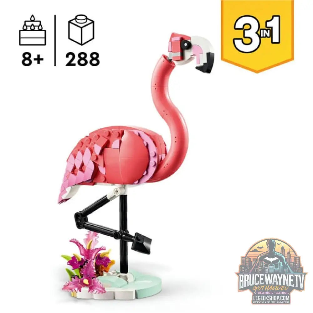 LEGO 31170 Creator 3-in-1 Rosa Flamingo, jeu de construction - LEGO - vue 3