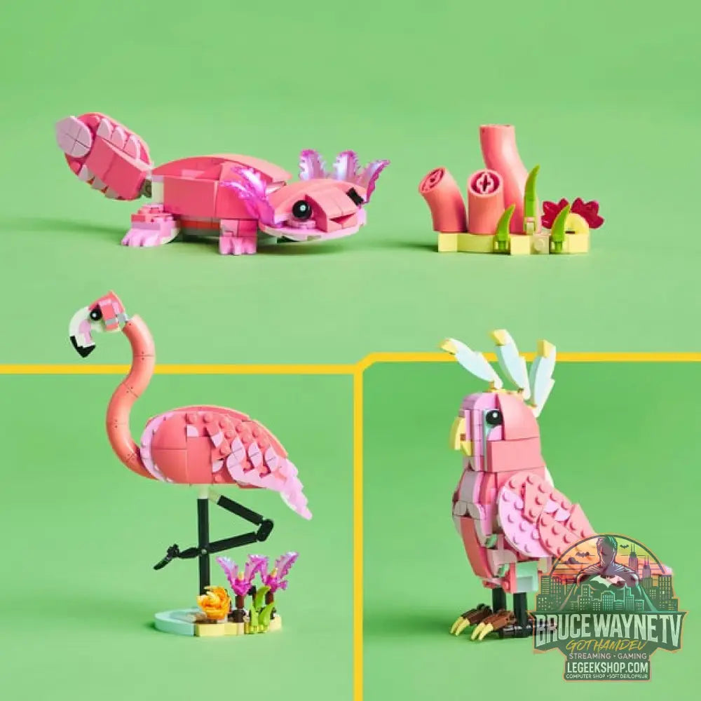 LEGO 31170 Creator 3-in-1 Rosa Flamingo, jeu de construction - LEGO - vue 6