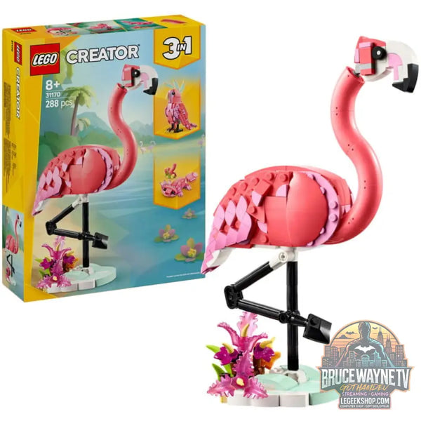 LEGO 31170 Creator 3-in-1 Rosa Flamingo, jeu de construction - LEGO