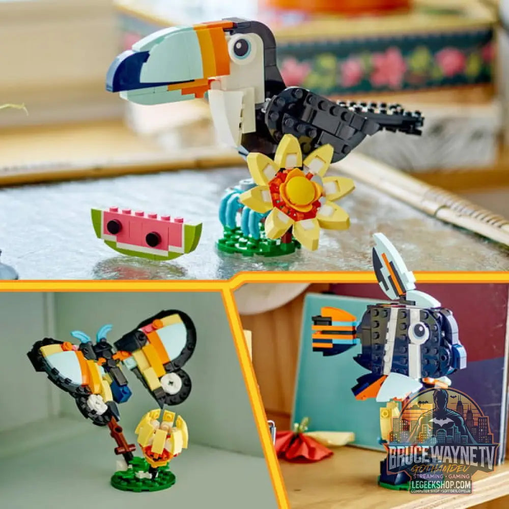 LEGO 31173 Creator 3-in-1 Wilde Tiere: Tropischer Tukan, jeu de construction - LEGO - vue 6