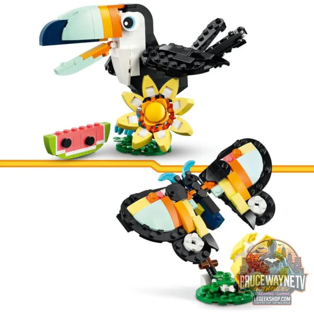 LEGO 31173 Creator 3-in-1 Wilde Tiere: Tropischer Tukan, jeu de construction - LEGO - vue 4