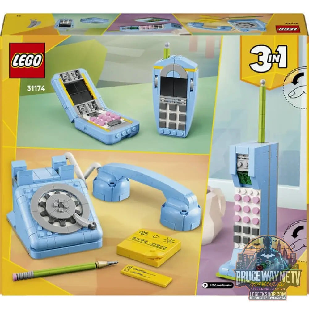 LEGO 31174 Creator 3-in-1 Retro-Telefon, jeu de construction - LEGO - vue 9