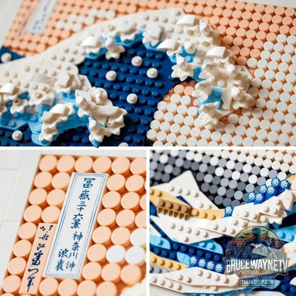 LEGO 31208 Art: Hokusai – Große Welle, jeu de construction - LEGO - vue 3