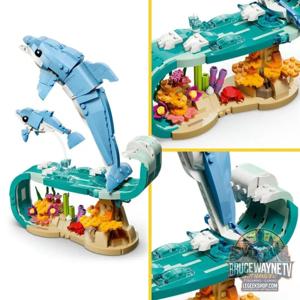 LEGO 31385 Creator 3-in-1 Meerestiere: Wunderschöne Delfine, jeu de construction - LEGO - vue 4