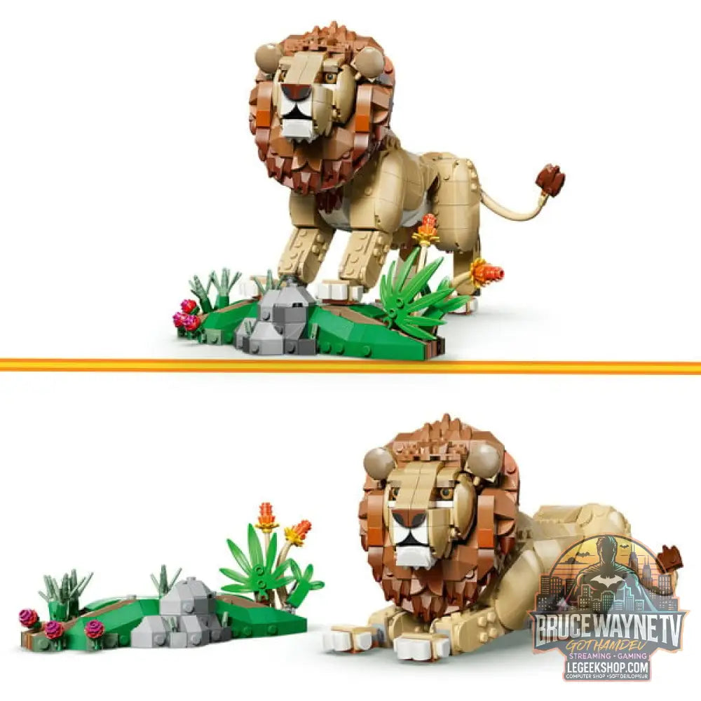 LEGO 31386 Creator 3-in-1 Wilde Tiere: Majestätischer Löwe, jeu de construction - LEGO - vue 3
