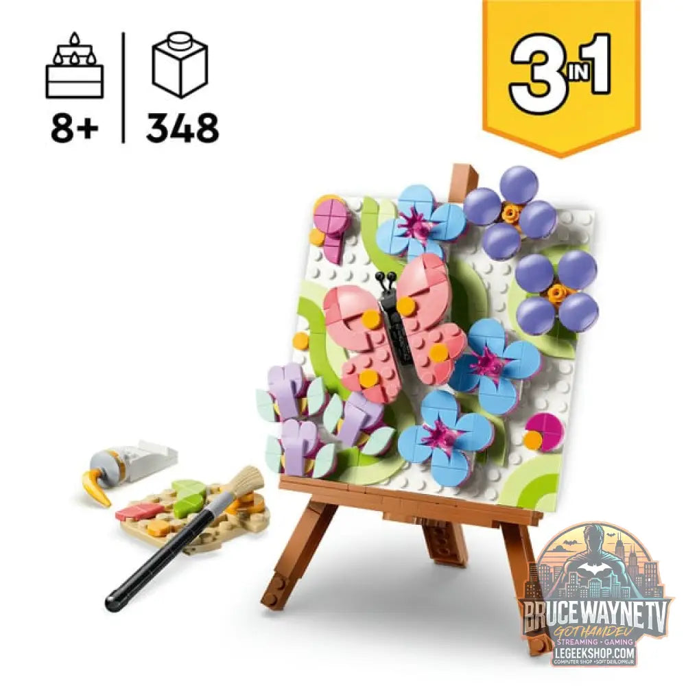 LEGO 31390 Creator 3-in-1 Deko-Blumengemälde, jeu de construction - LEGO - vue 2