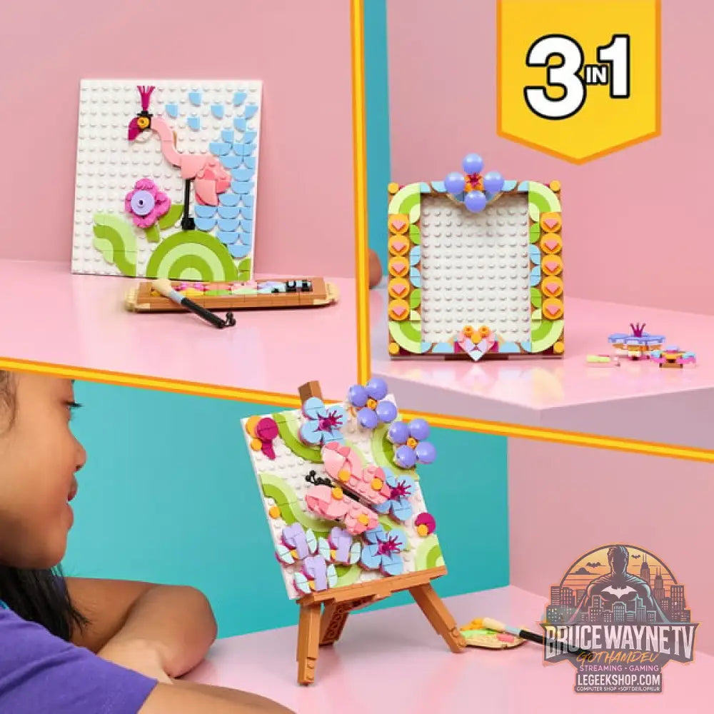 LEGO 31390 Creator 3-in-1 Deko-Blumengemälde, jeu de construction - LEGO - vue 5