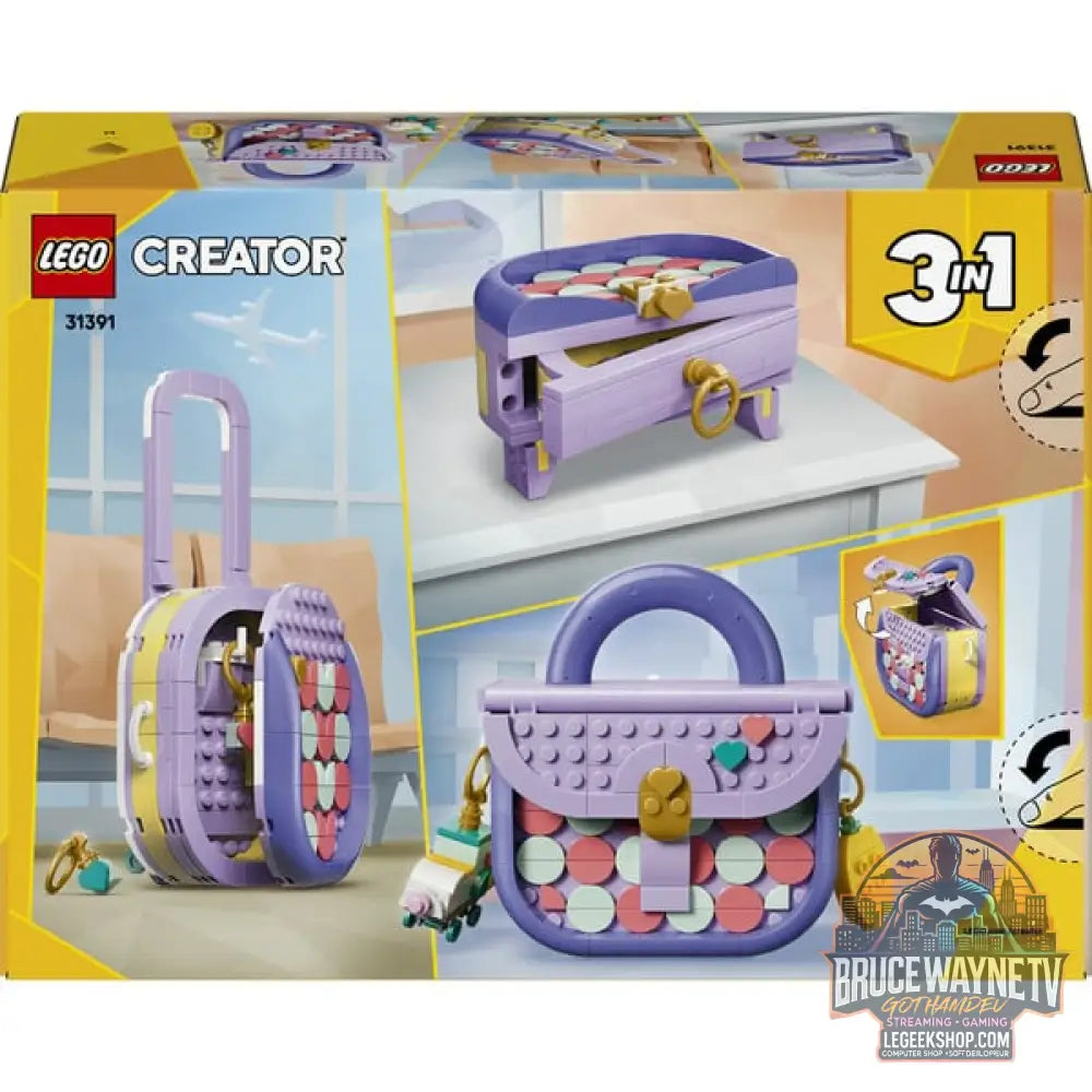 LEGO 31391 Creator 3-in-1 Modische sacoche avec Staufach, jeu de construction - LEGO - vue 7