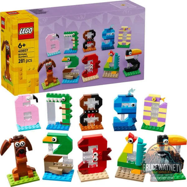 LEGO 40807 Geburtstagszahlen, jeu de construction - LEGO