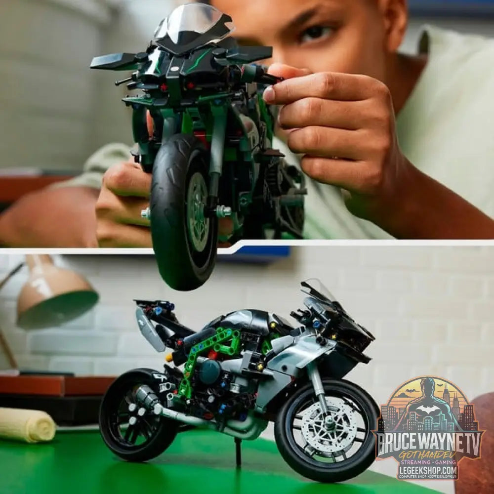 LEGO 42170 Technic Kawasaki Ninja H2R Motorrad, jeu de construction - LEGO - vue 6