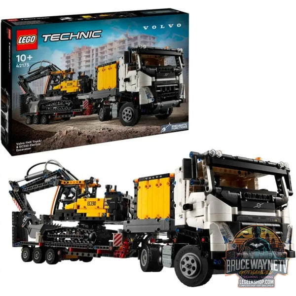 LEGO 42175 Technic Volvo FMX LKW avec EC230 Electric Raupenbagger, jeu de construction - LEGO