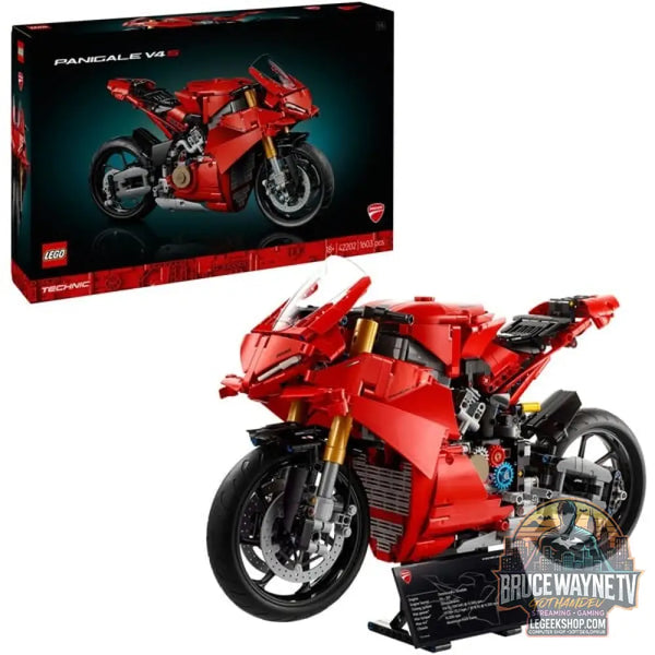 LEGO 42202 Technic Ducati Panigale V4 S Motorrad, jeu de construction - LEGO